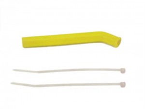 Silicone Exhaust Deflector .15-.19 Size 45 Degree Angle(Yellow)
