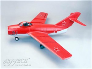 PNP 64mm Art-Tech 4 Channel MiG-15 3D Radio Remote Control Electric Ducted Fan RC Fighter Jet 