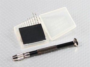 Pin Vice & Bit Set (0.3 - 1.2mm)