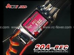 Power HD 20A Programmable Brushless Motor ESC